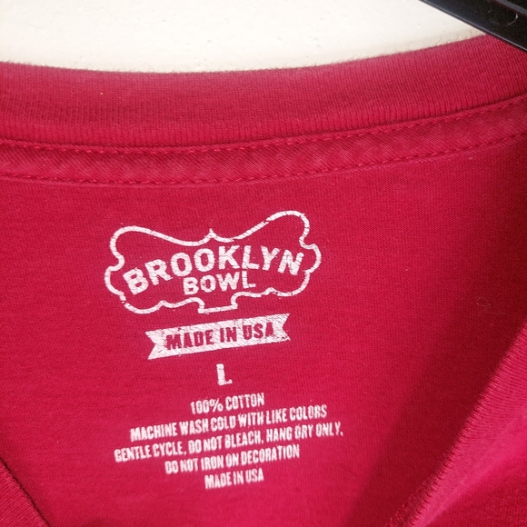 Cranberry Brooklyn Bowl T-Shirt - Picture 3 of 3